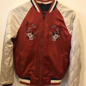 AEO Embroidered Bomber Jacket by American Eagle